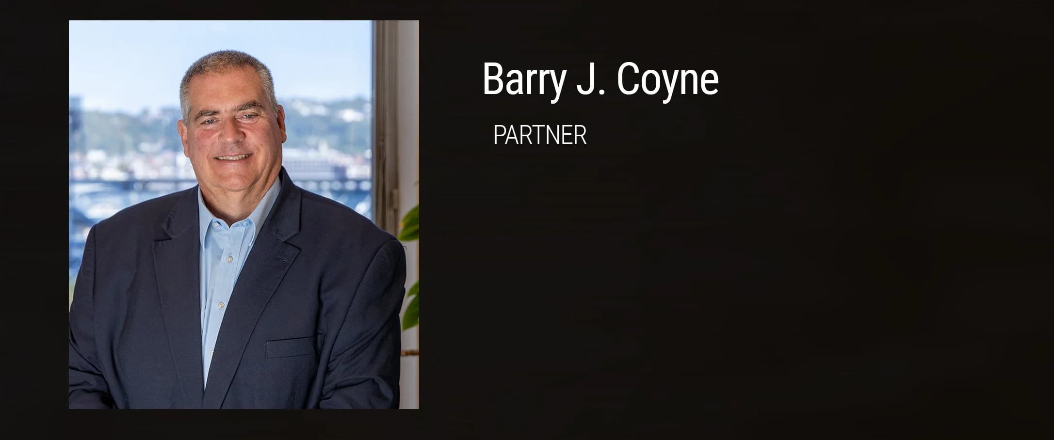 Portrait of Barry Coyne